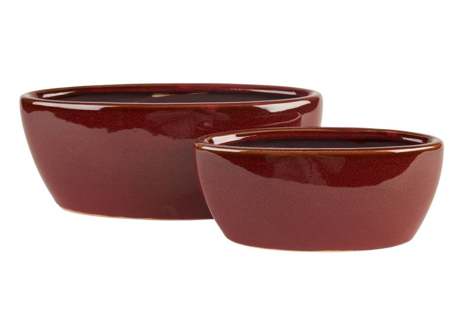 Pot Heart 9x21 cm Rød